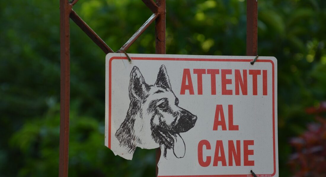 Perché il cartello “Attenti al cane” non serve